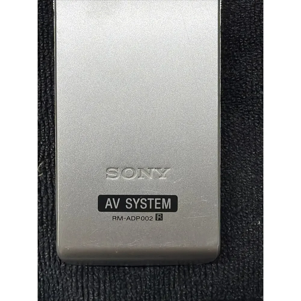 Sony Remote Control Silver for AV System RM-ADP002 Model MPN RM-ADP002